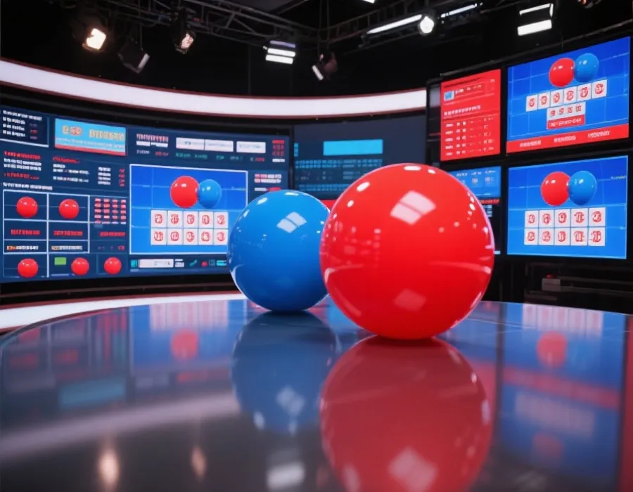 双色球开奖直播画面示意